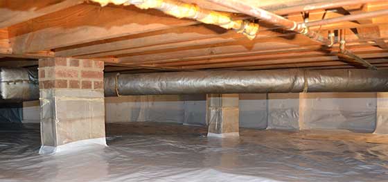 Crawl Space Vapor Barrier Helena Insulation