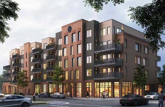 Black Olive Street Rendered Apartments Featured Project